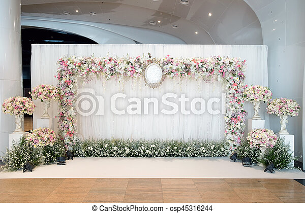 Detail Background Indoor Wedding Nomer 18