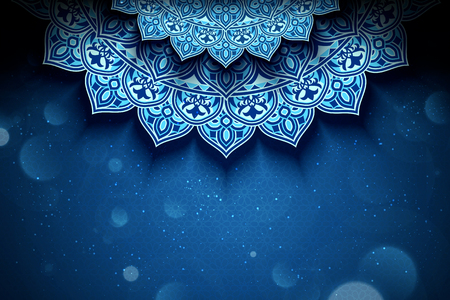 Detail Background Islam Biru Nomer 2