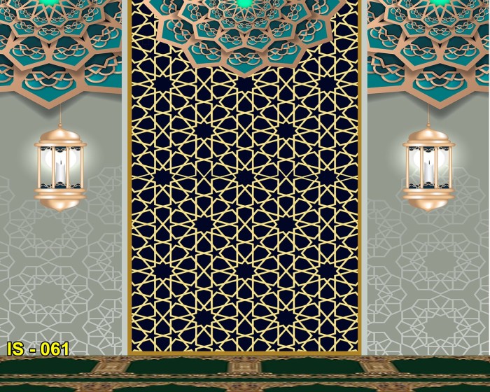 Detail Background Islami 3d Nomer 23