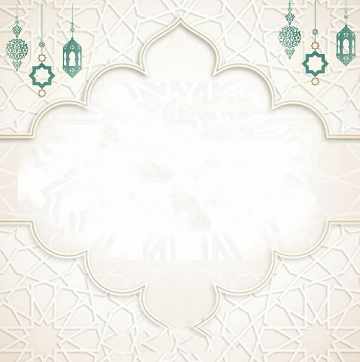 Detail Background Islami Abstrak Putih Nomer 3