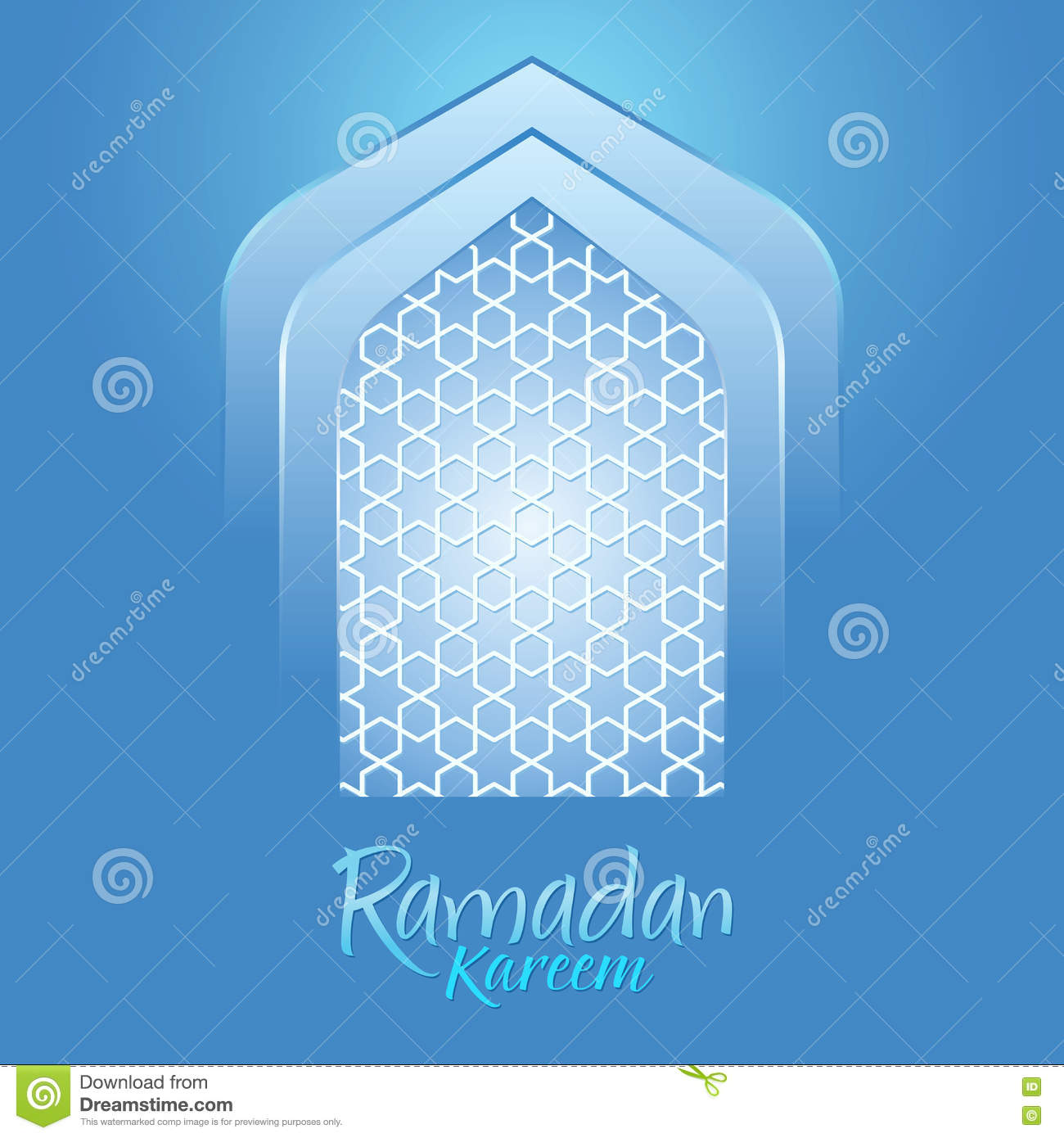 Detail Background Islami Blue Nomer 49