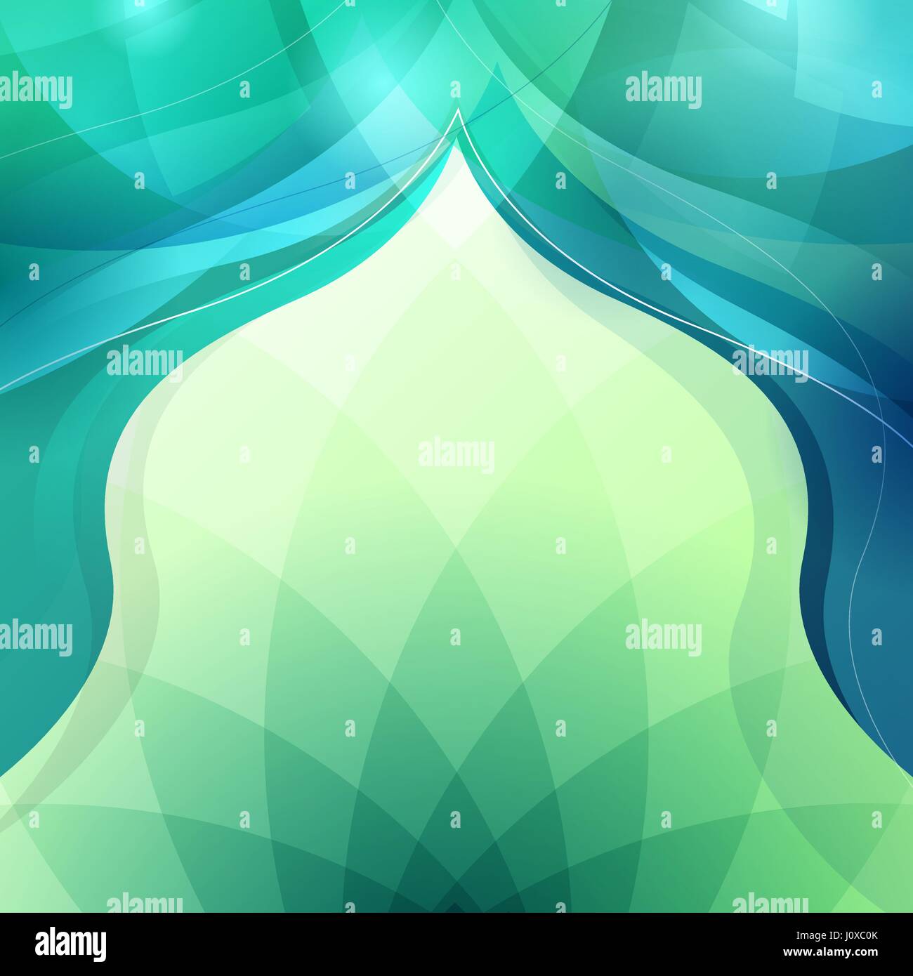 Detail Background Islami Green Nomer 46