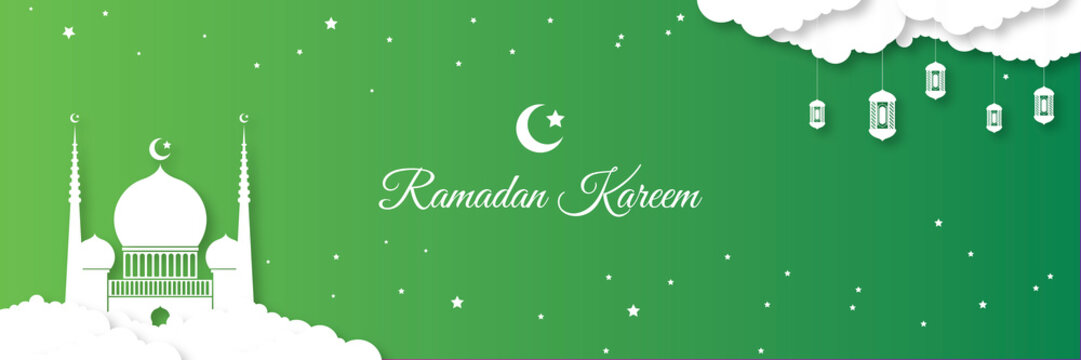 Detail Background Islami Green Nomer 49