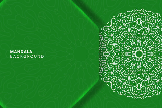 Detail Background Islami Green Nomer 51