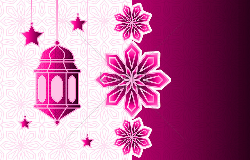 Detail Background Islami Pink Nomer 22