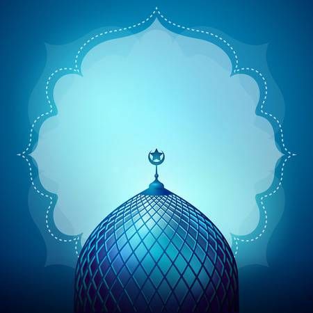 Detail Background Islamic Biru Nomer 13