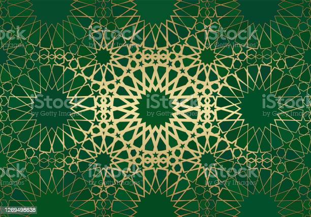 Detail Background Islamic Hijau Nomer 40