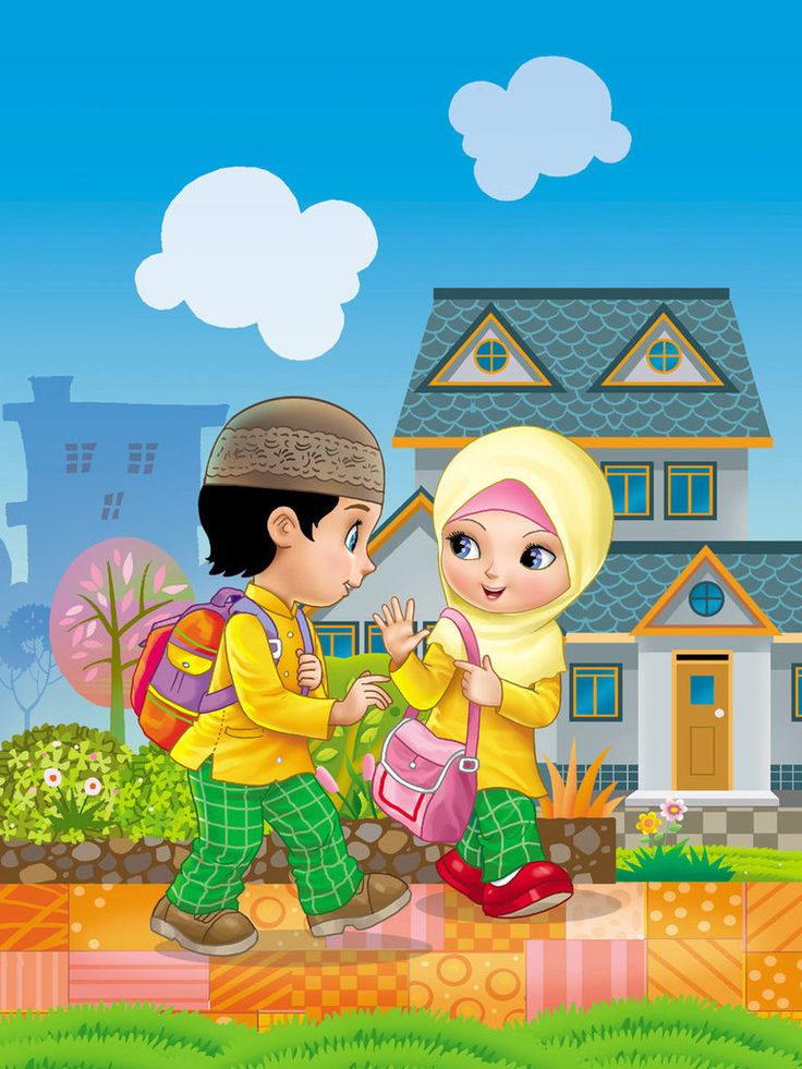 Detail Background Islamic Kids Nomer 48