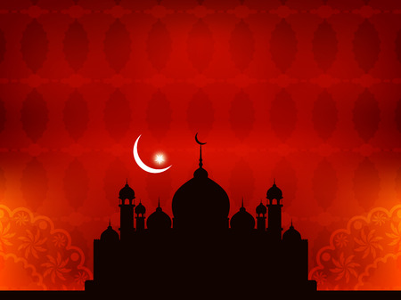 Detail Background Islamic Merah Nomer 3