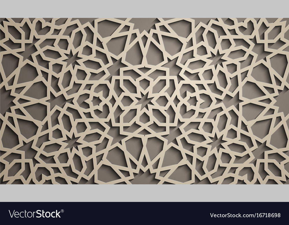 Detail Background Islamic Ornament Nomer 6