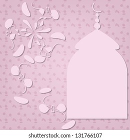Detail Background Islamic Pink Nomer 31