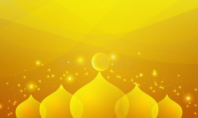 Detail Background Islamic Yellow Nomer 40
