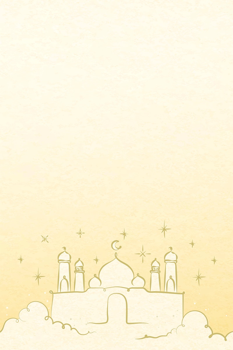 Detail Background Islamic Yellow Nomer 57