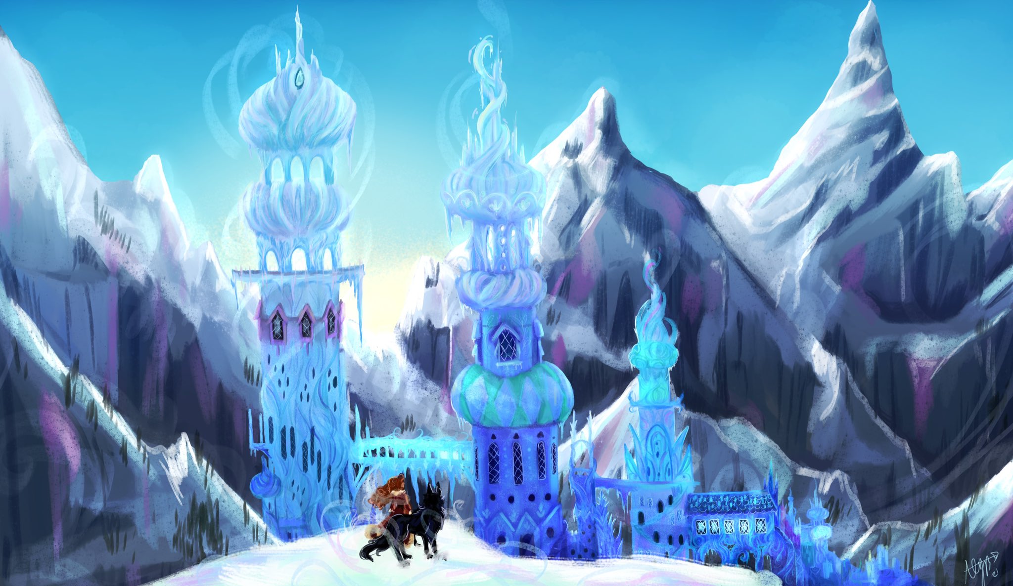 Detail Background Istana Frozen Nomer 46