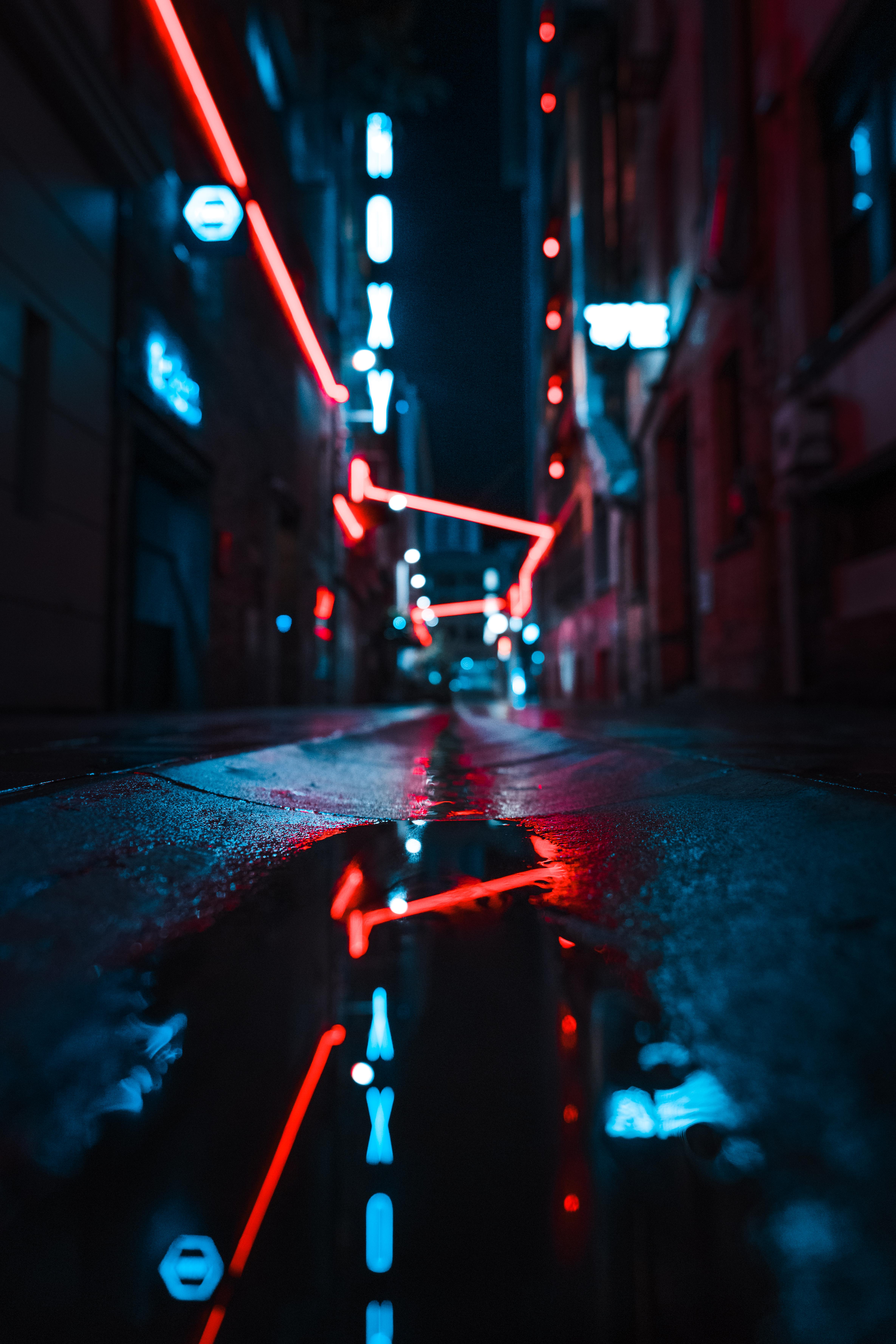 Detail Background Jalan Malam Nomer 53