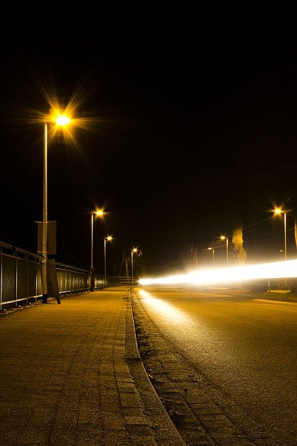 Detail Background Jalan Malam Nomer 7