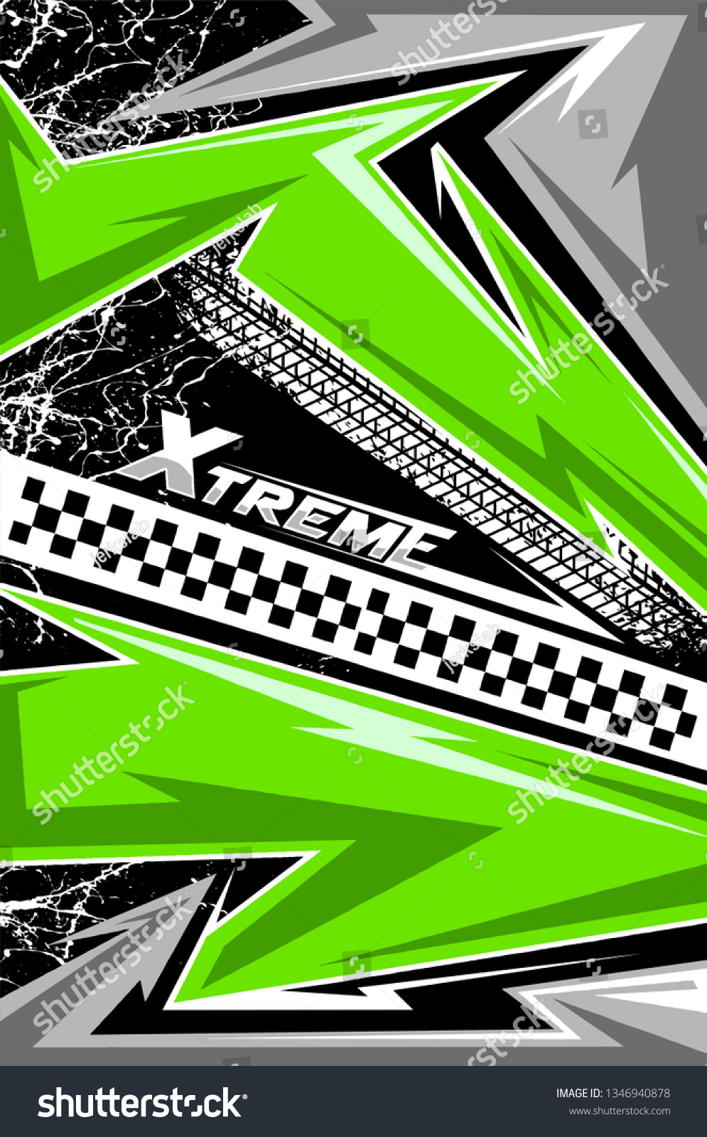 Detail Background Jersey Racing Nomer 5