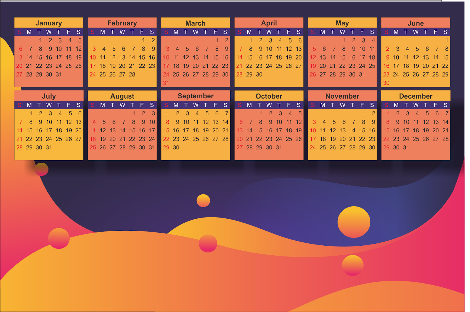 Detail Background Kalender Keren Nomer 25