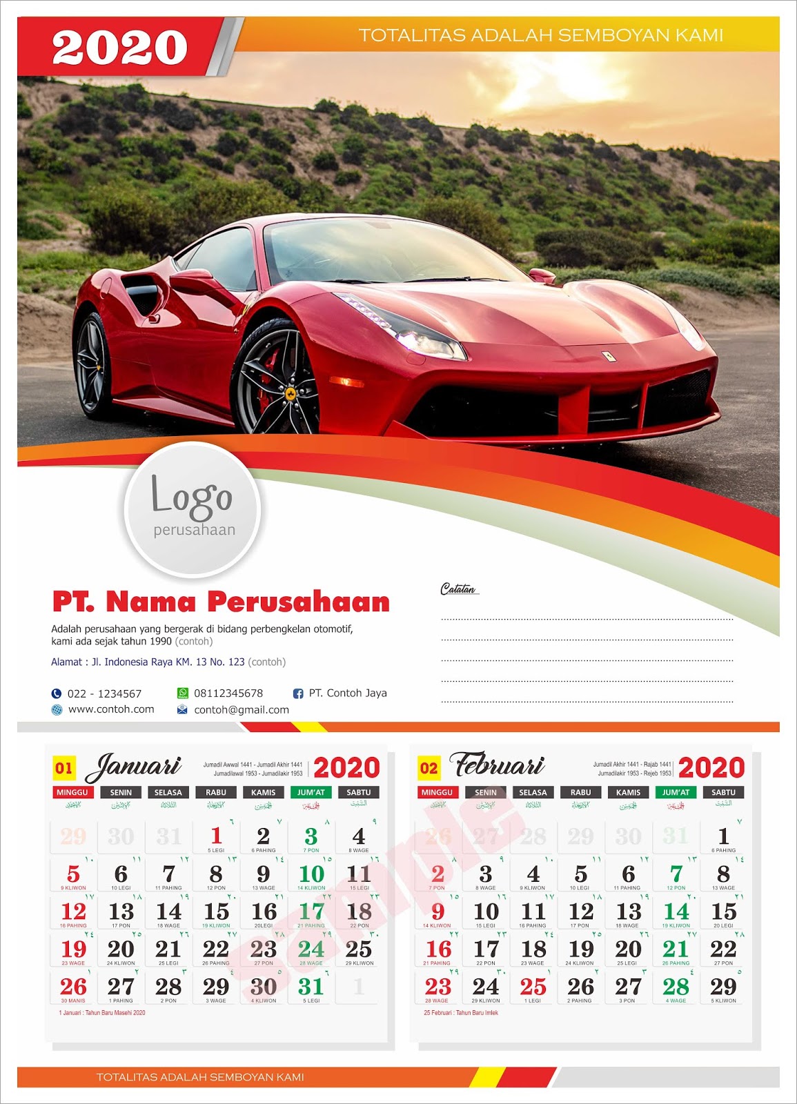 Detail Background Kalender Keren Nomer 51