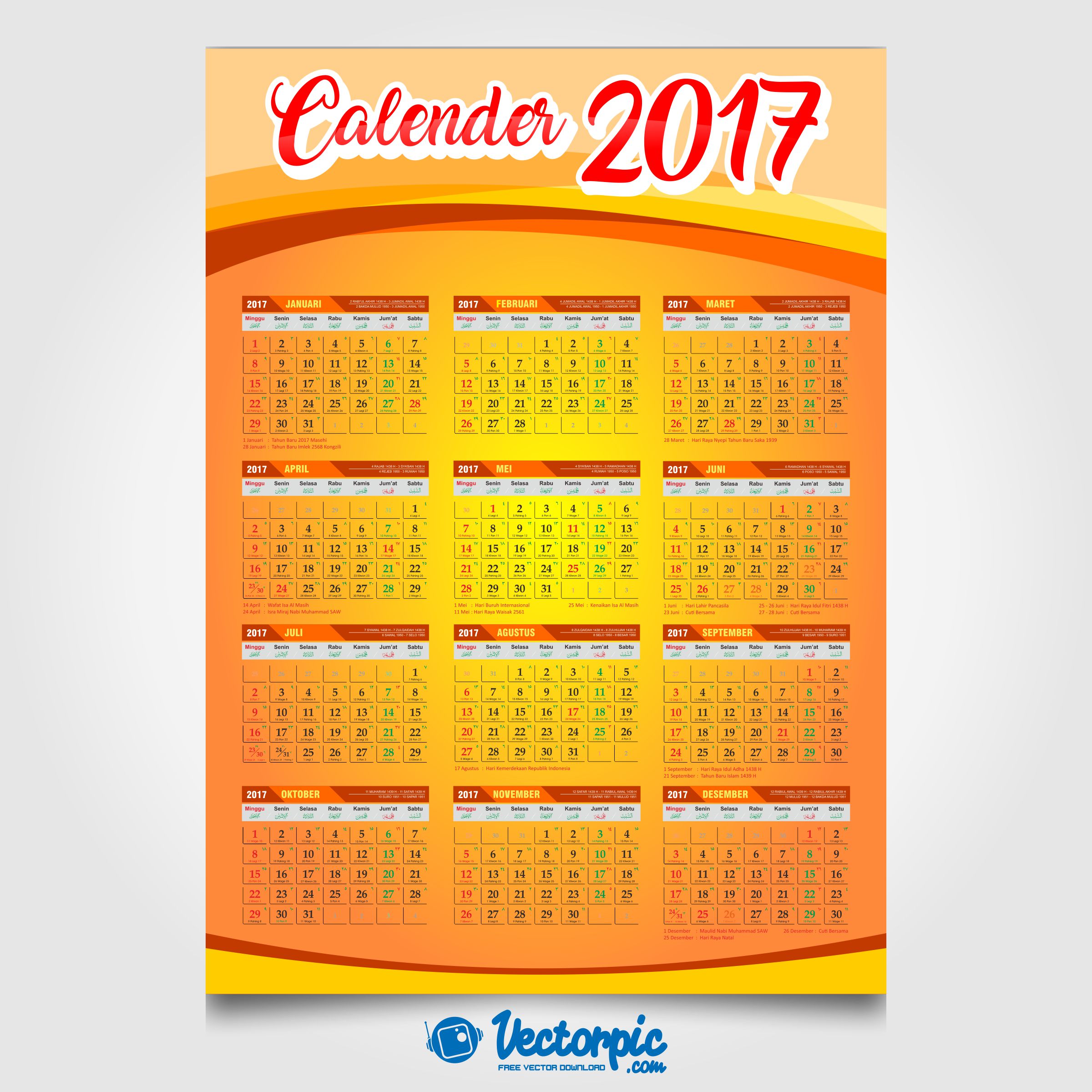 Detail Background Kalender Vector Nomer 32