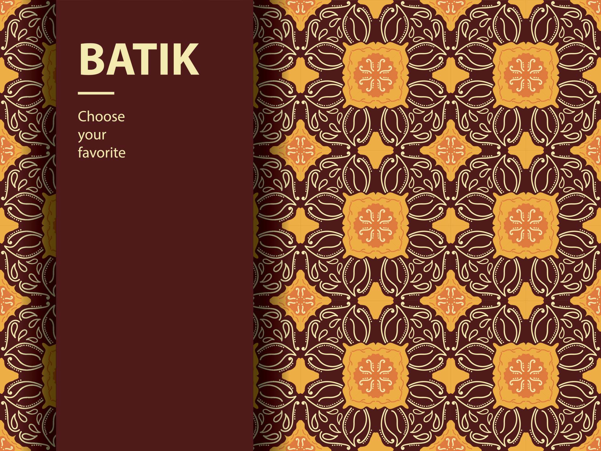 Detail Background Kartu Nama Batik Nomer 21