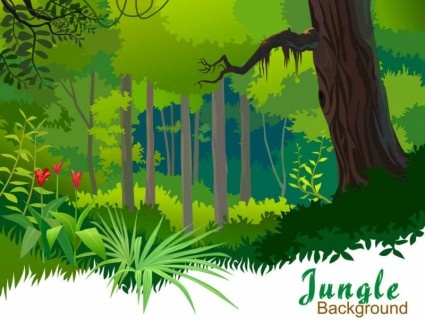 Detail Background Kartun Hutan Nomer 14