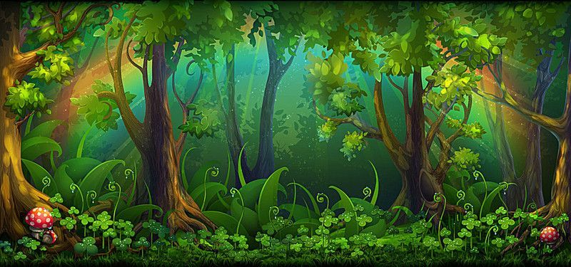 Detail Background Kartun Hutan Nomer 19