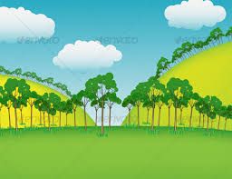 Detail Background Kartun Hutan Nomer 3