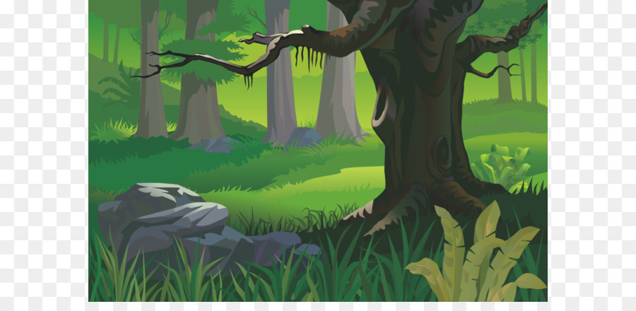Detail Background Kartun Hutan Nomer 21