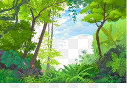 Detail Background Kartun Hutan Nomer 26