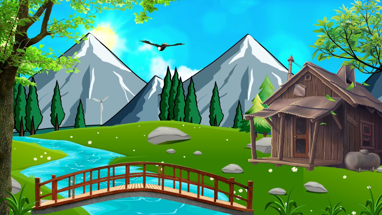 Detail Background Kartun Hutan Nomer 36