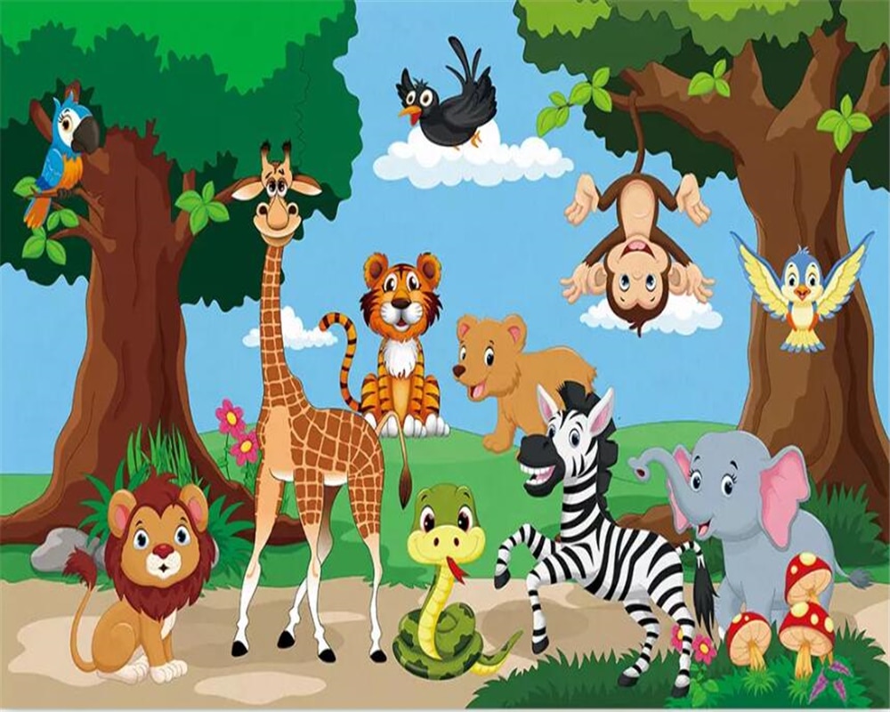 Detail Background Kartun Hutan Nomer 39