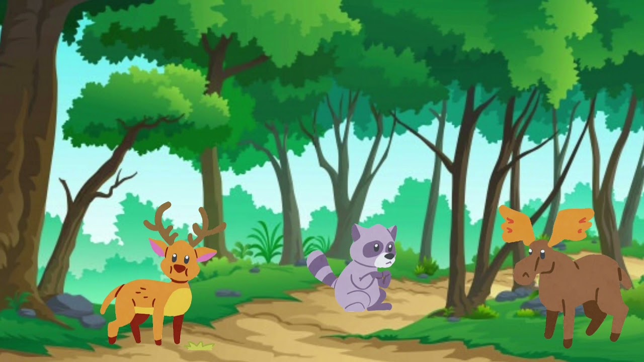 Detail Background Kartun Hutan Nomer 42