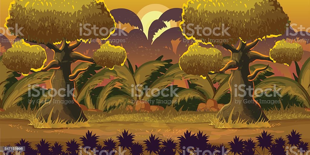 Detail Background Kartun Hutan Nomer 52