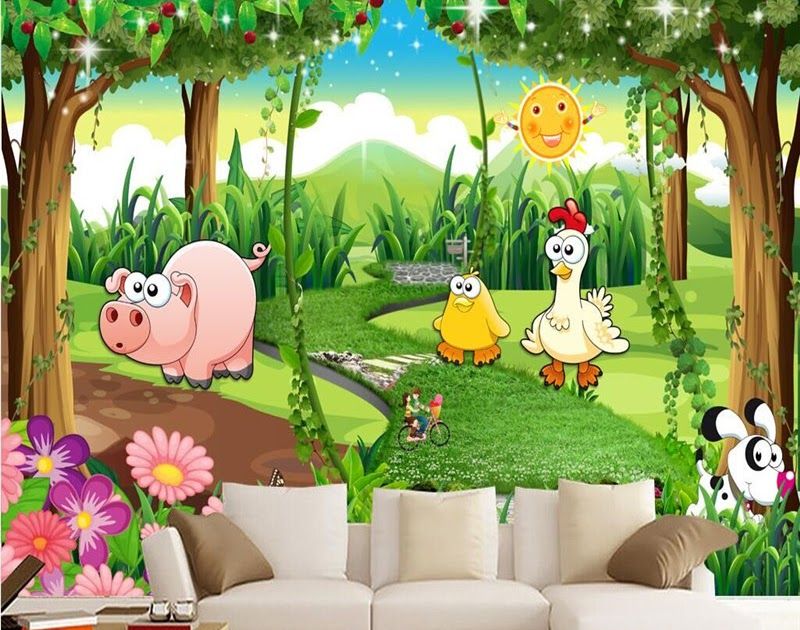 Detail Background Kartun Hutan Nomer 54