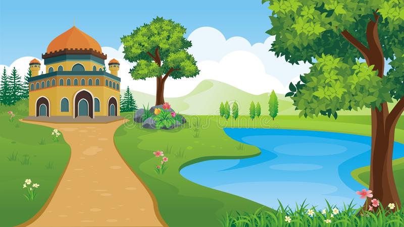 Detail Background Kartun Muslim Nomer 12