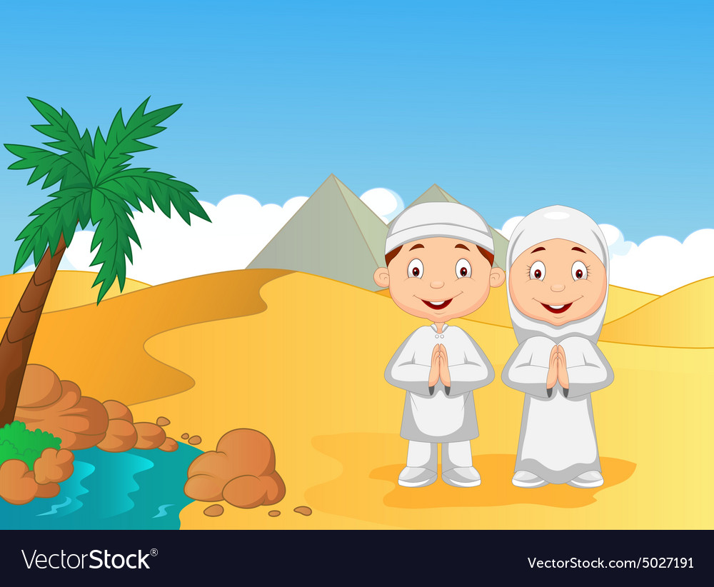 Detail Background Kartun Muslim Nomer 6