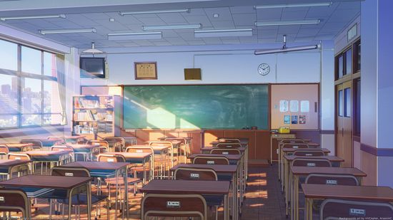 Background Kelas Anime - KibrisPDR