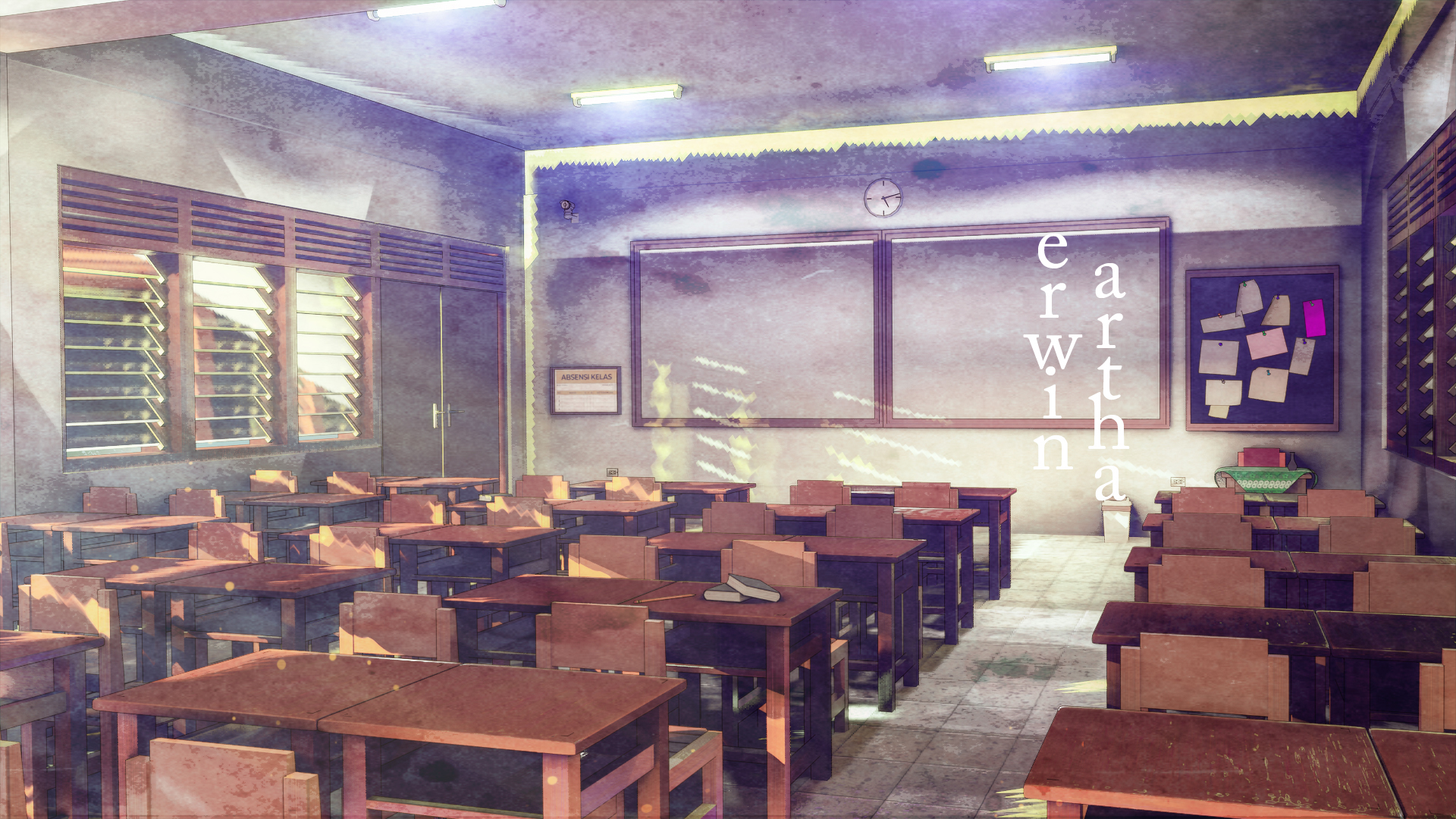 Detail Background Kelas Anime Nomer 10