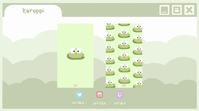 Detail Background Keroppi Nomer 48