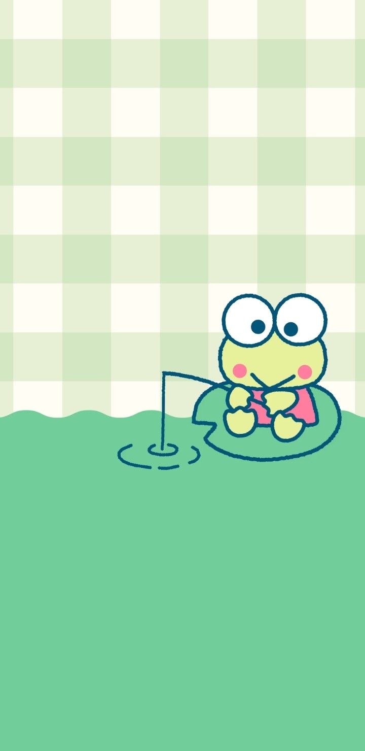 Background Keroppi Cute - KibrisPDR