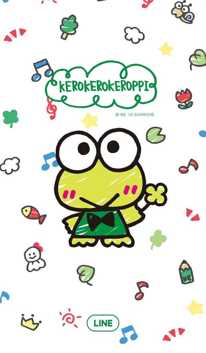 Detail Background Keroppi Cute Nomer 23