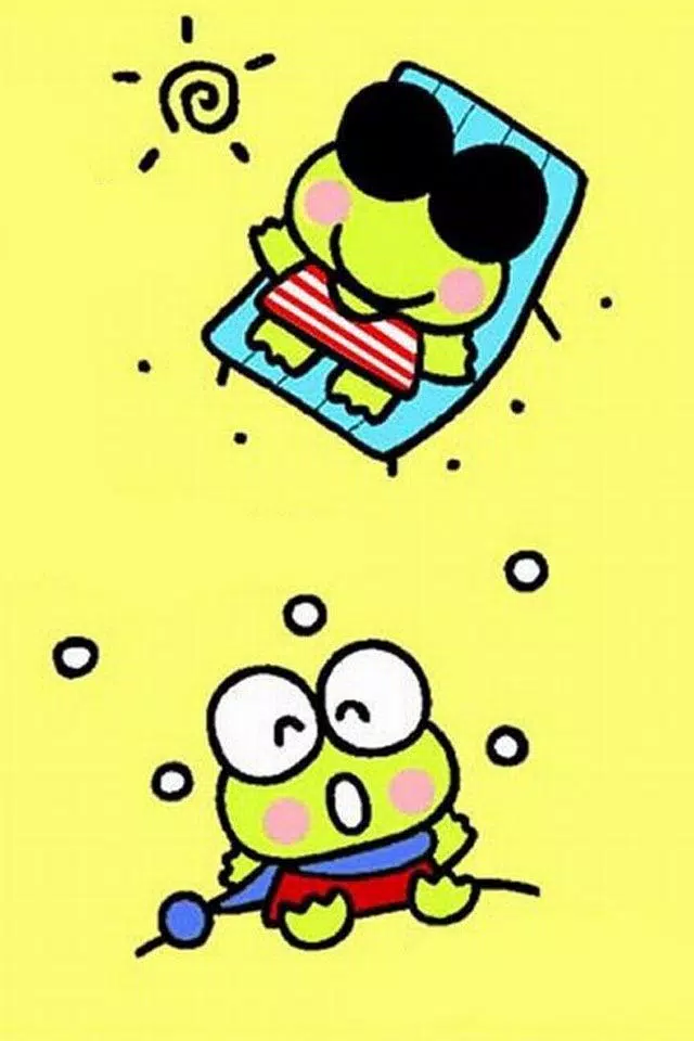 Detail Background Keroppi Cute Nomer 49