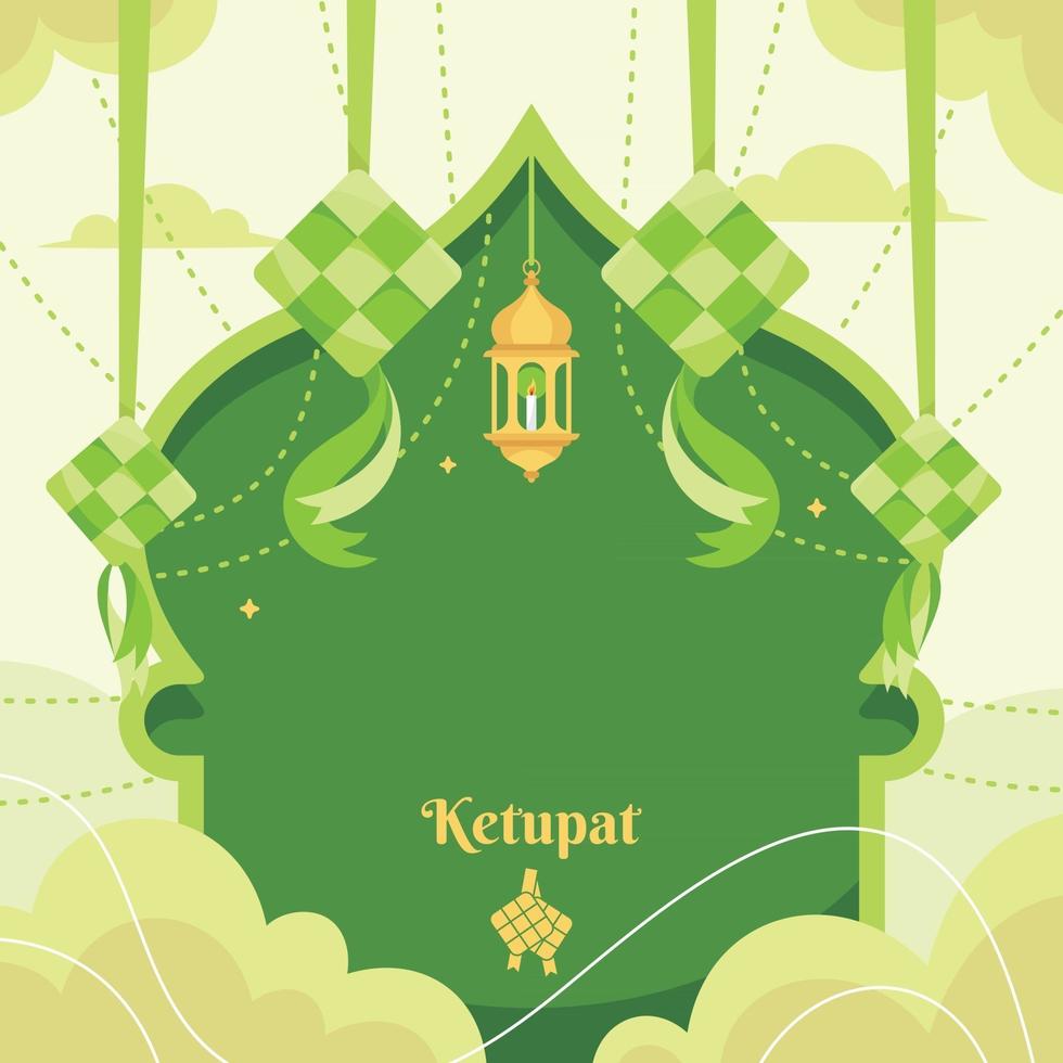 Detail Background Ketupat Vector Nomer 16