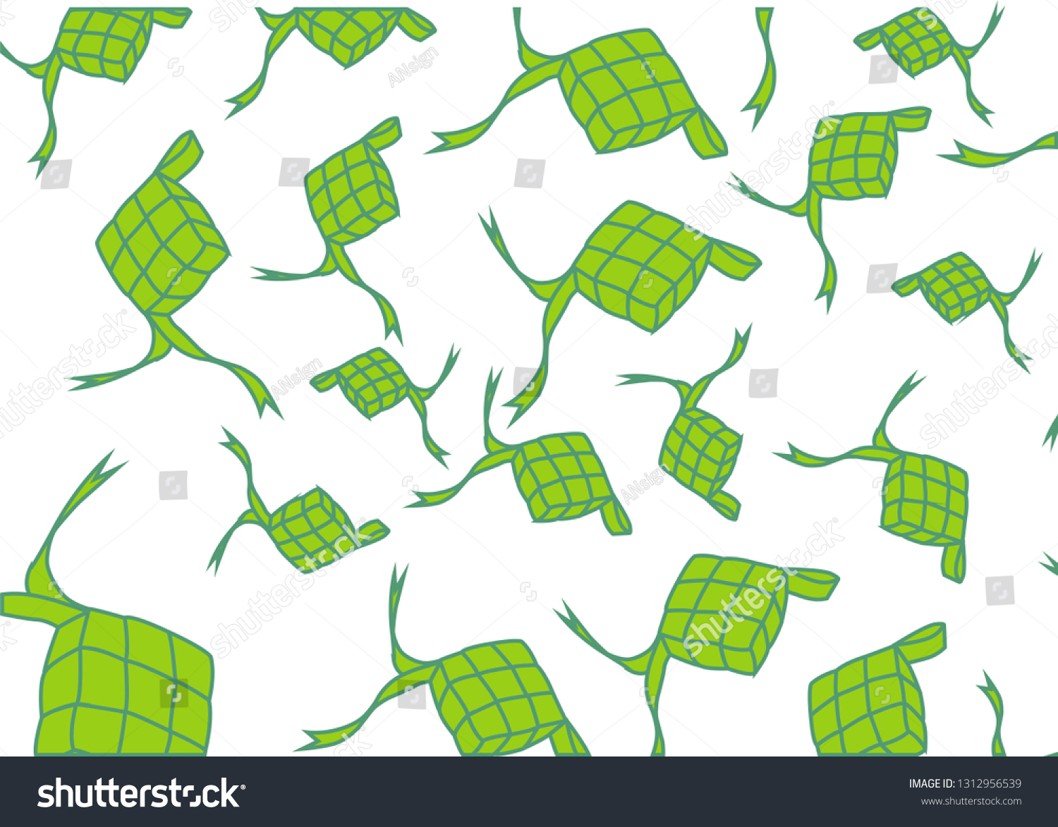 Detail Background Ketupat Vector Nomer 35