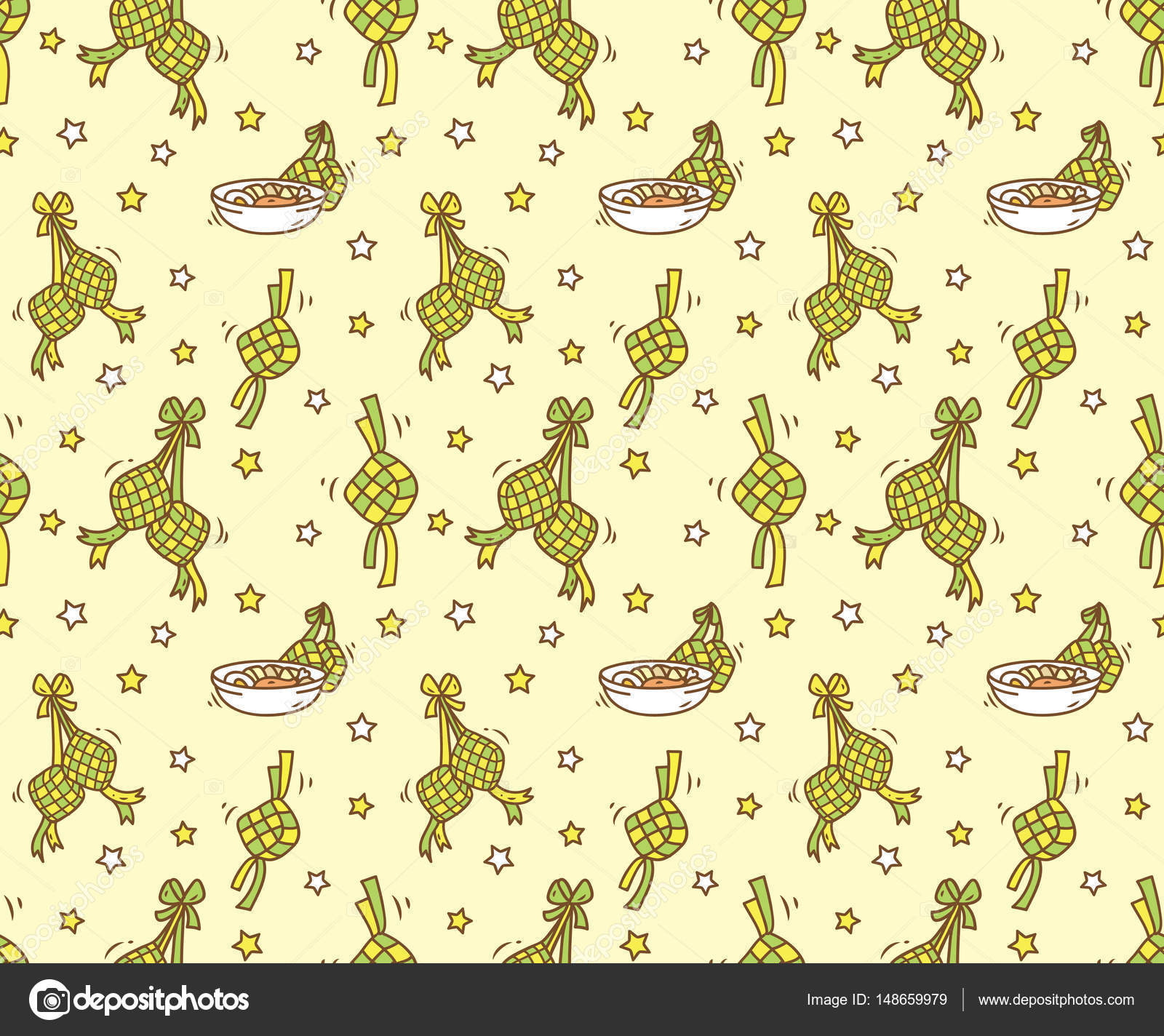 Detail Background Ketupat Vector Nomer 36