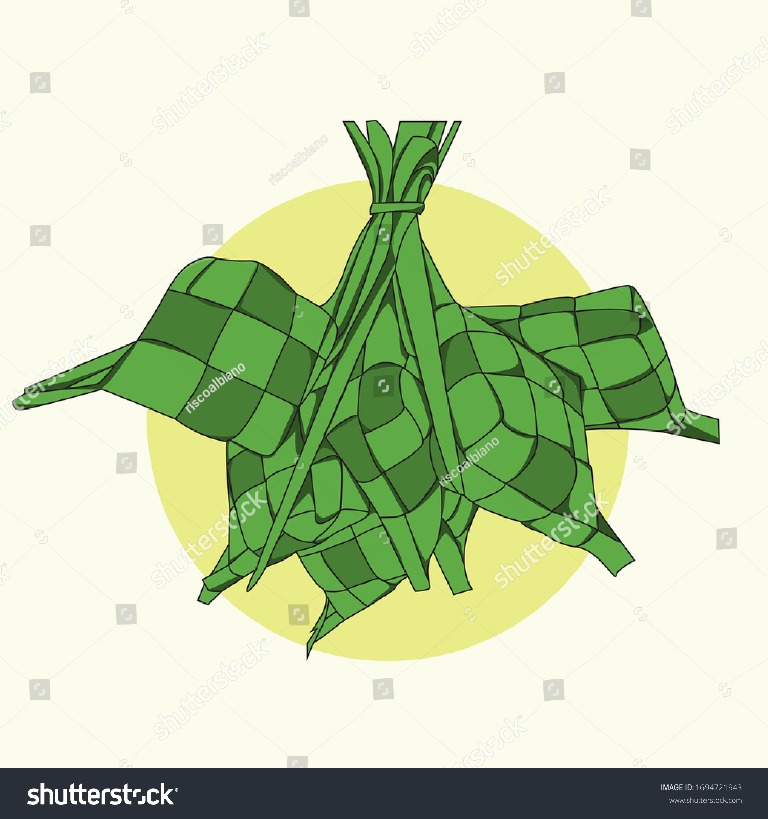 Detail Background Ketupat Vector Nomer 41