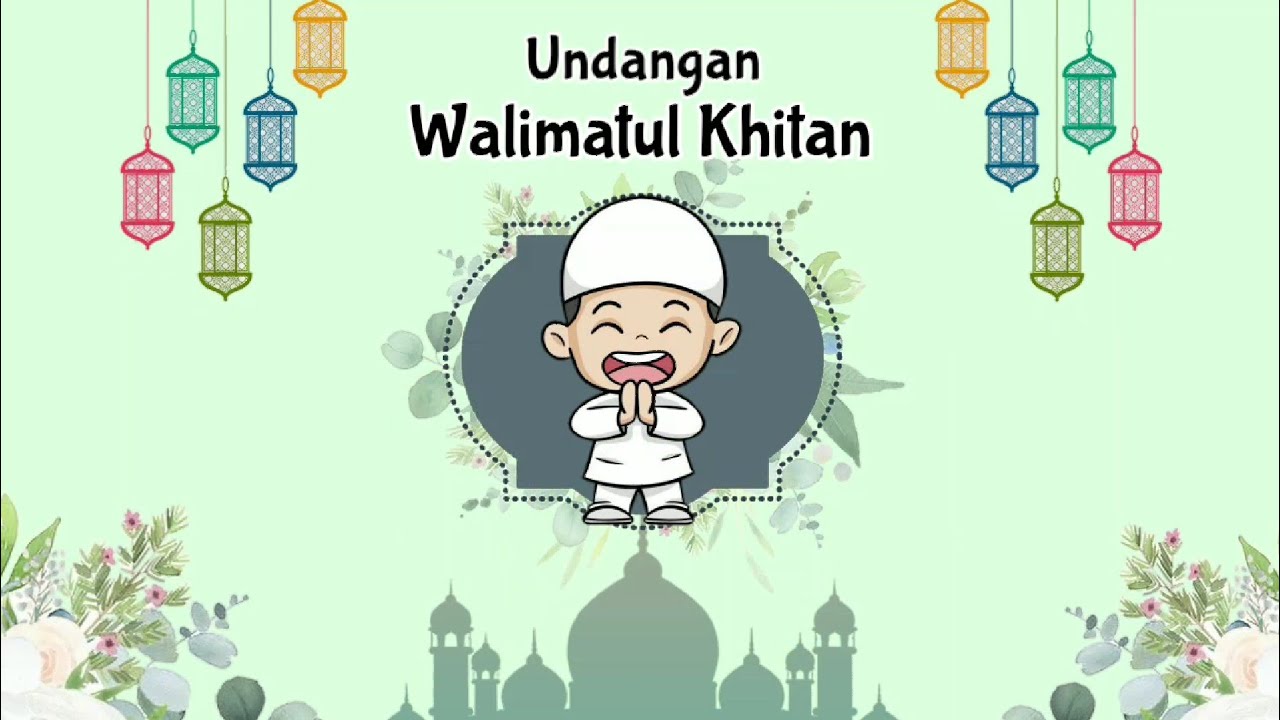 Detail Background Khitanan Islami Nomer 17