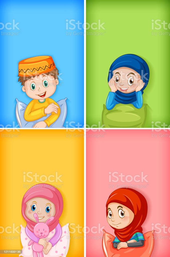 Detail Background Kids Islamic Nomer 21