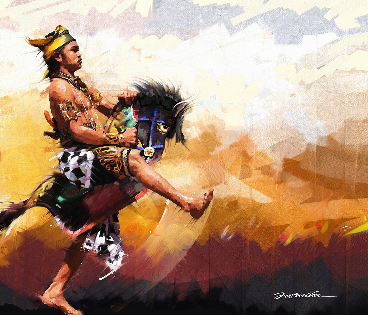 Background Kuda Lumping - KibrisPDR